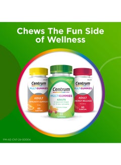 Centrum Multi Gummies Mixed Fruit Supplement 60 Pieces  - Image 2