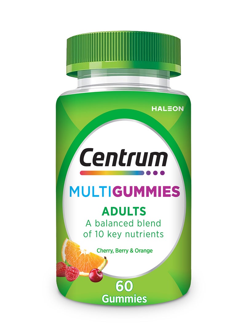 Centrum Multi Gummies Mixed Fruit Supplement 60 Pieces - Image 1