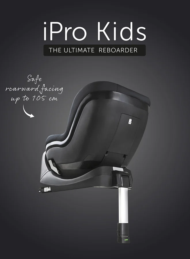 hauck Ipro Kids Set Car Seats, Plus Base, Isize, Rear - Facing From 40 - 105Cm Body Size, Forward - Facing From 76Cm Body Size, 0M To 4Y - Lunar