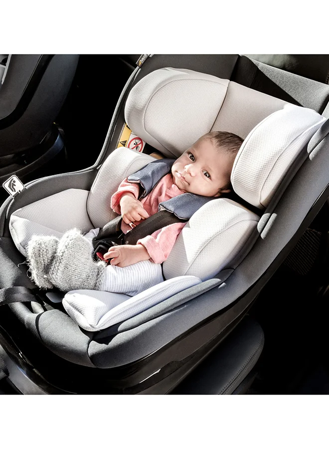 hauck Ipro Kids Set Car Seats, Plus Base, Isize, Rear - Facing From 40 - 105Cm Body Size, Forward - Facing From 76Cm Body Size, 0M To 4Y - Lunar