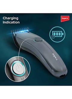 Impex Rechargeable Hair Trimmer Black 18cm  - Image 4