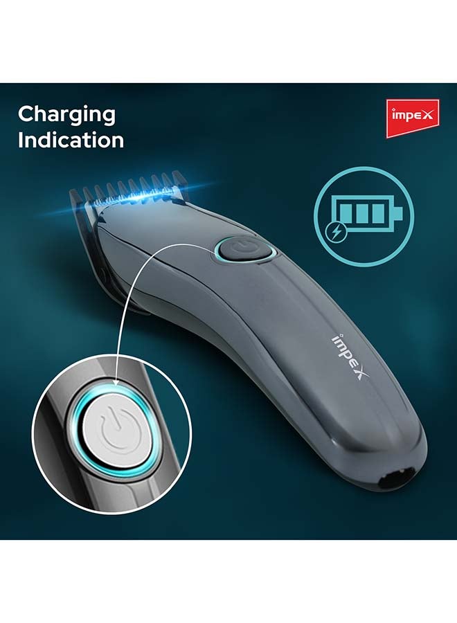 Impex Rechargeable Hair Trimmer Black 18cm  - Image 4