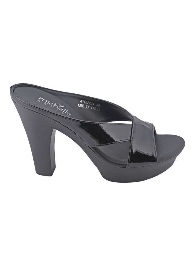 Slip-On Heeled Sandals Black - pnsku/N46548197V/45/_/1734589738/12b1fad3-716b-4503-a057-b77b94b3d28a