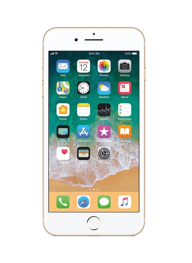 Apple Renewed - iPhone 7 Plus 128GB Gold 4G With Facetime - Middle East Version - Image 2