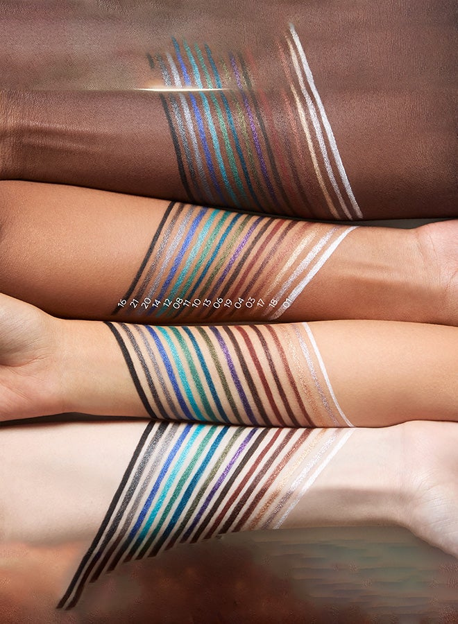 كيكو ميلانو قلم تحديد العيون بلون كثيف ويدوم طويلاً 11 أخضر مزرق ميتاليك - Image 4