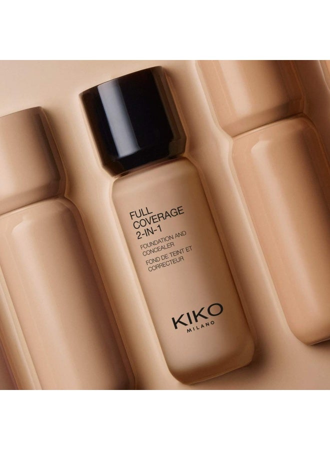 KIKO MILANO - Full Coverage 2 In 1 Foundation & Concealer Neutral 60 - Image 1
