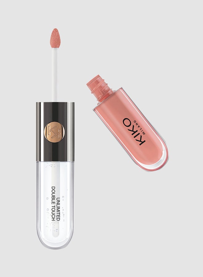 KIKO MILANO - Unlimited Double Touch Matte Lipstick 102 Satin Rosy Beige - Image 1