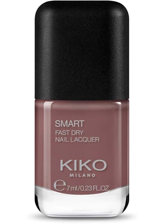 KIKO MILANO - Smart Nail Lacquer 06 Dark Mauve - Image 1