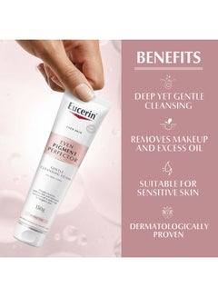 Eucerin Even Pigment Perfector Facial Gentle Cleansing Foam, Removes Makeup And Excessive Oil Clear 150grams  - Image 3