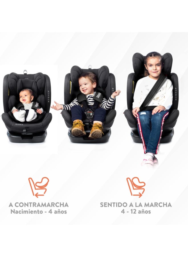 Babyauto - Revolta 360 Degree Rotating And Reclining Baby Car Seat, From Birth To 12 Years, From 0 - 36 Kg Group 0,1,2,3 - Grey Melange - Image 1