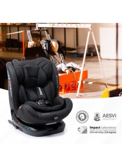 Revolta 360 Degree Rotating And Reclining Baby Car Seat, From Birth To 12 Years, From 0 - 36 Kg Group 0,1,2,3 - Grey Melange - pnsku/N46559913A/45/_/1734417396/9b0e6206-35f4-49c5-b282-5b21a51e463d