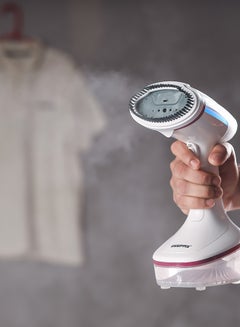 GEEPAS Handheld Garment Steamer , Fast Heating with Auto Shut-Off| Suitable for All Kinds of Fabric and Safe for Delicate Fabrics| Equipped with Ceramic Head and Detachable Water Tank| 2 Years Warranty 0.2 L 1630 W GGS25021 White, Grey, Red  - Image 2