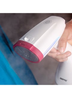 GEEPAS Handheld Garment Steamer , Fast Heating with Auto Shut-Off| Suitable for All Kinds of Fabric and Safe for Delicate Fabrics| Equipped with Ceramic Head and Detachable Water Tank| 2 Years Warranty 0.2 L 1630 W GGS25021 White, Grey, Red  - Image 5