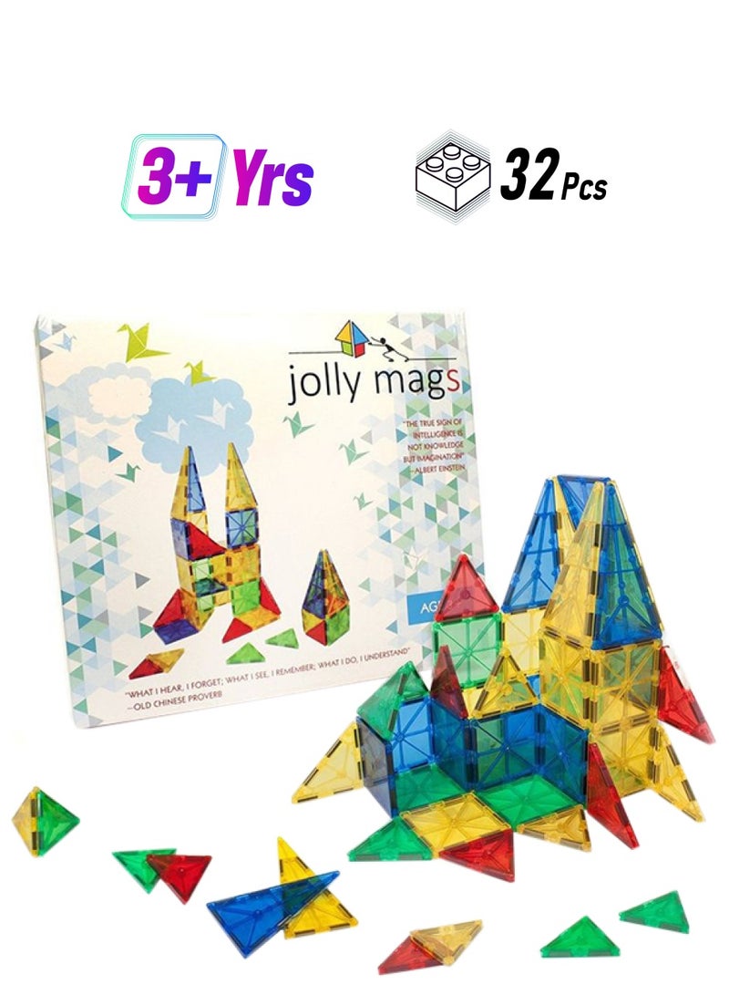 مكعبات بناء مغناطيسية من 32 قطعة JZRtoys01 32 أكبر من3 سنوات - pnsku/N46571397A/45/_/1742551917/d29be4c1-88e6-46f4-9bbb-f8dea8a883a9