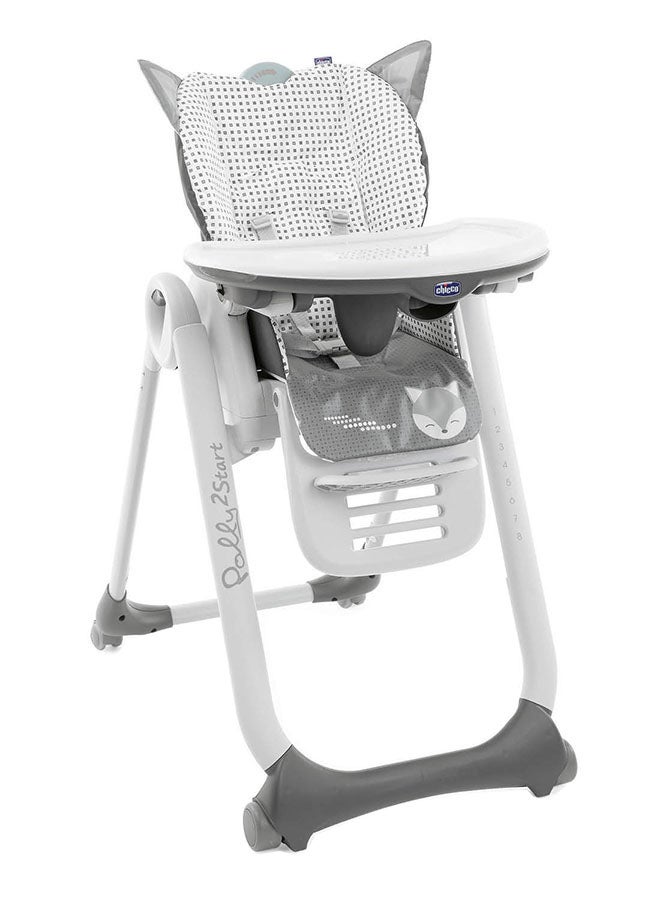 Chicco Polly 2 Start Highchair 0M-3Y, Foxy  - Image 1
