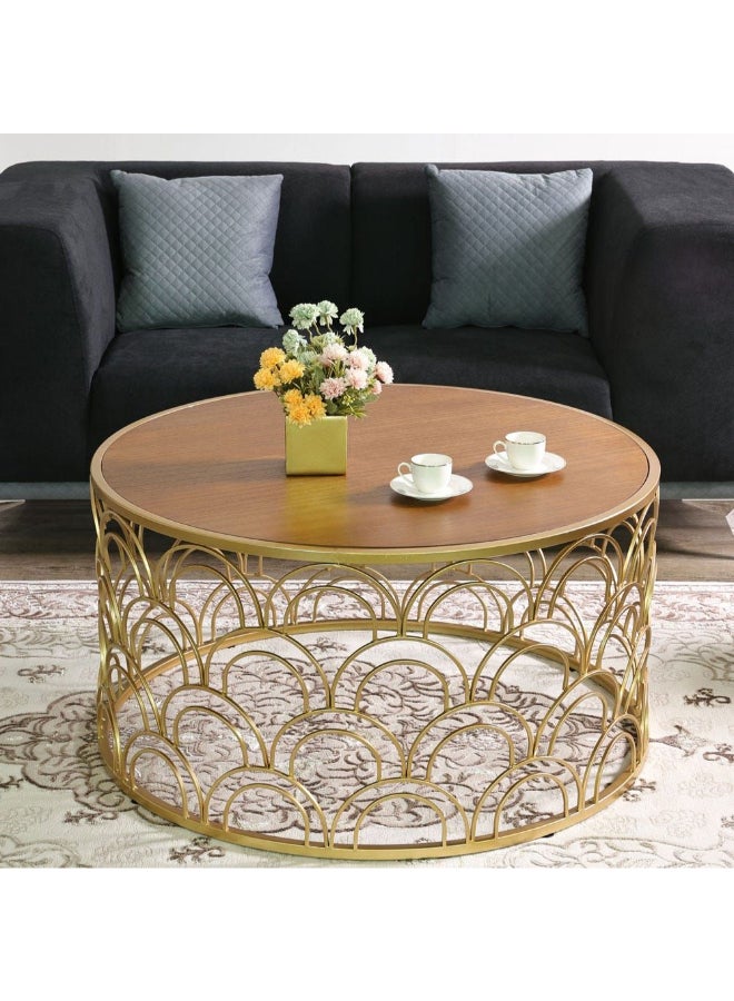 DANUBE HOME Lorcan Coffee Table Brown - Image 1