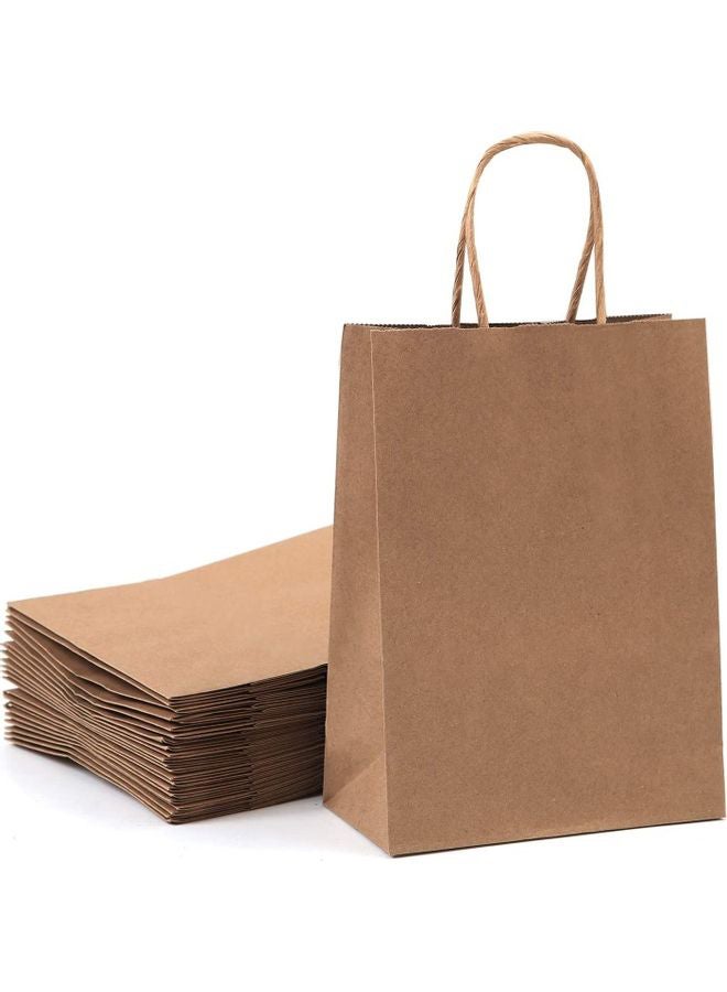24-Piece Paper Gift Bag Set Brown - Image 2