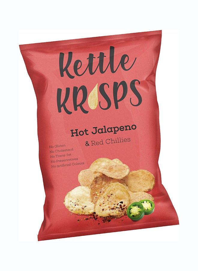 Kettle Krisps Hot Jalapeno And Red Chillies 30grams