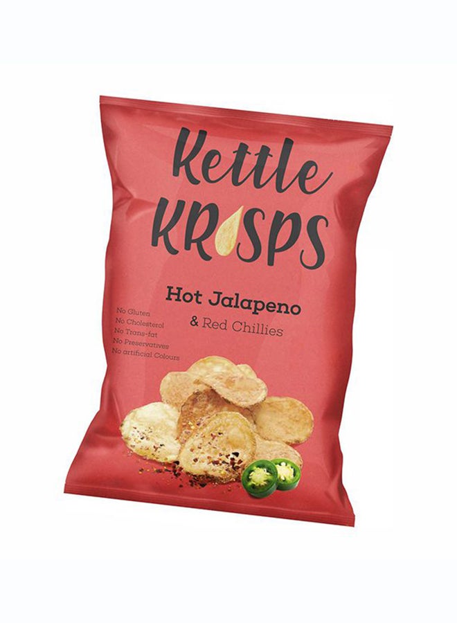 Kettle Krisps Hot Jalapeno And Red Chillies 120grams