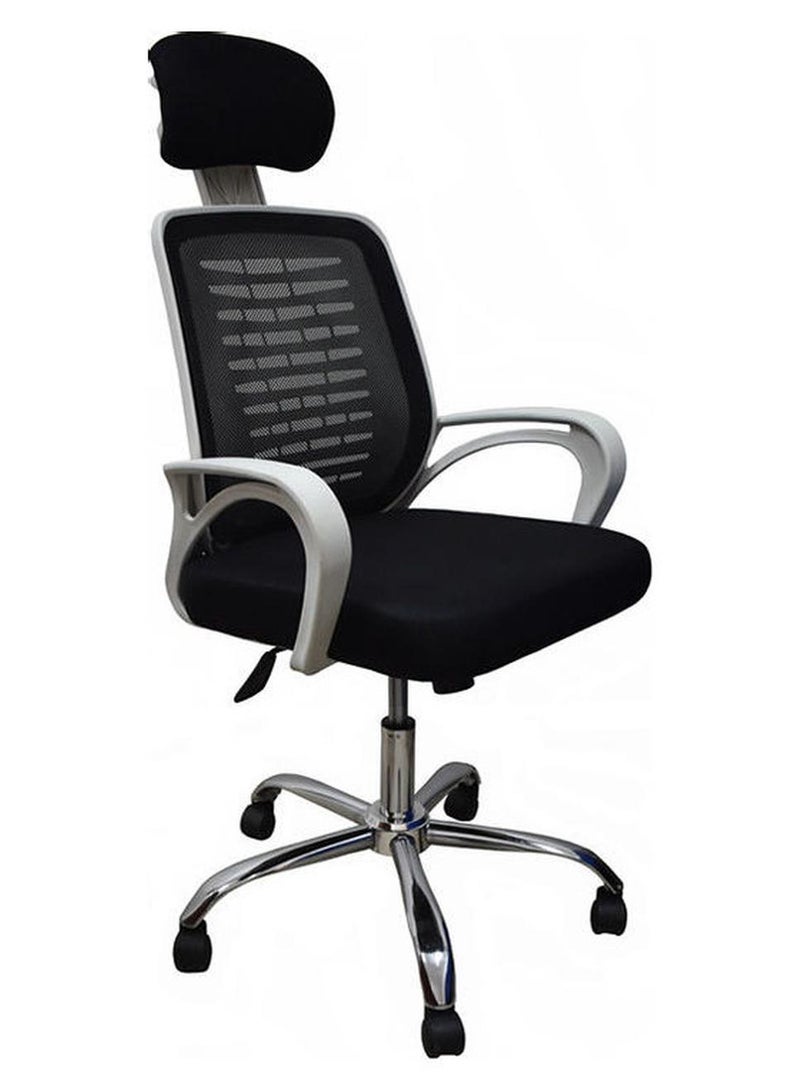 Rama Office Furniture Manager Medical White Office Chair- Black