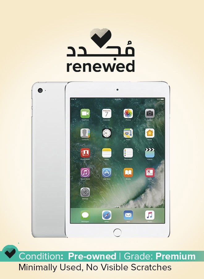Renewed - iPad Mini 2018 7 7.9-Inch 32GB Wi-Fi Silver - International Version