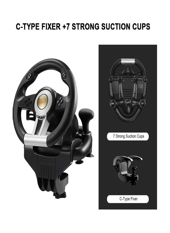 PXN 5-In-1 Racing Wheel For Xbox One/Xbox Series X/S/PC/PS3/PS4/Nintendo Switch - Image 4