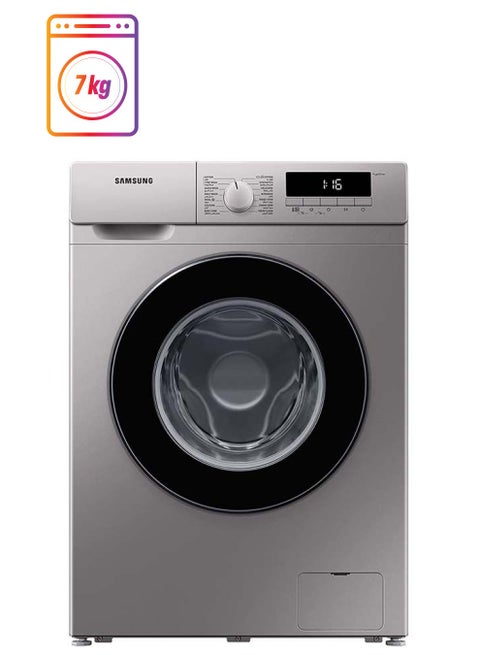 7 Kg Front Load Washing Machine, 1200 RPM, Digital Inverter Technology With Quick Wash, Drum Clean And Delay End 1.3 kW WW70T3020BS Silver