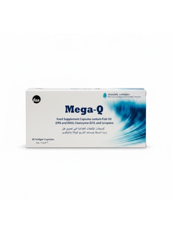 fas Mega-Q Dietary Supplement - 30 Softgel - Image 1