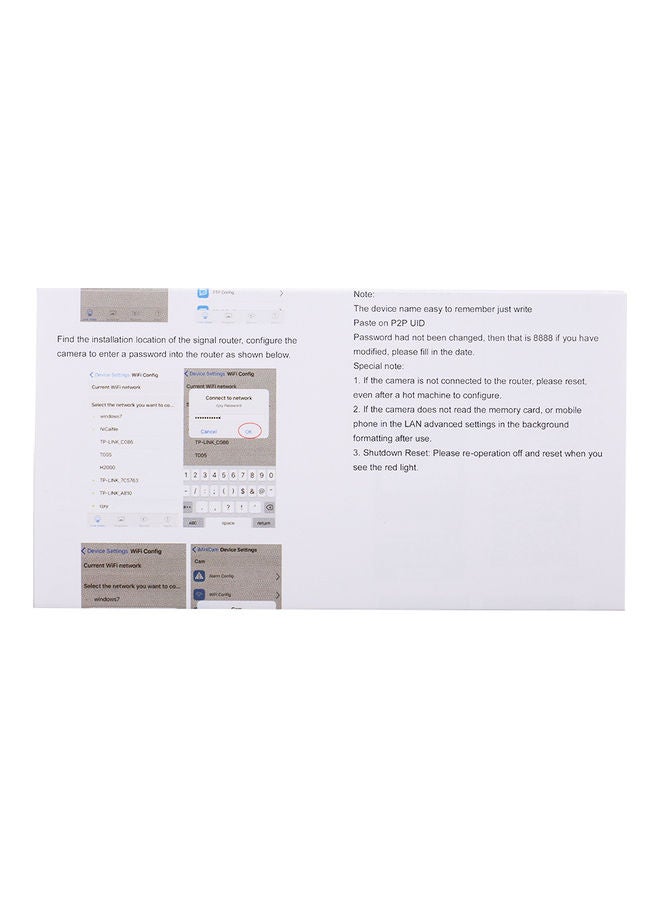 كاميرا تجسس صغيرة مزودة بخاصية الواي فاي وعدسة بزاوية واسعة - Image 5