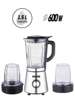 Kion Blender 1.5L 600W 1.5 L 600 W KHR/5003 Black/Silver 