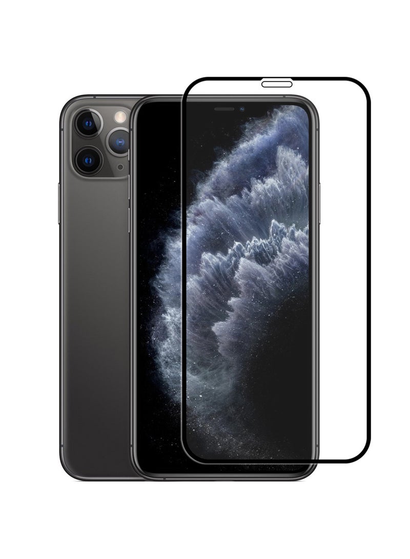 MARGOUN Ultimate Tempered Glass Screen Protector For Apple iPhone 11 Pro Max Black/Clear - Image 2