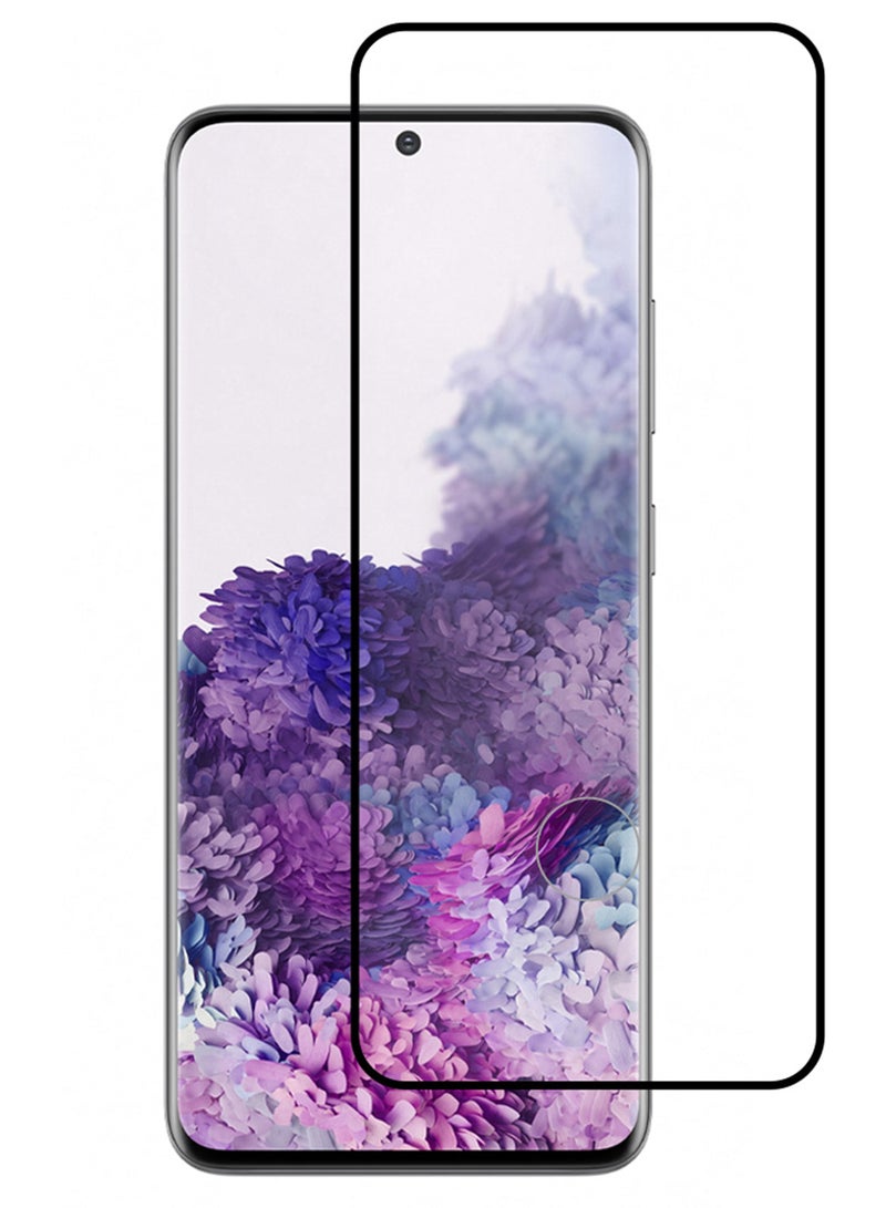 MARGOUN Ultimate Tempered Glass Screen Protector For Samsung Galaxy S20+ Black/Clear - Image 4