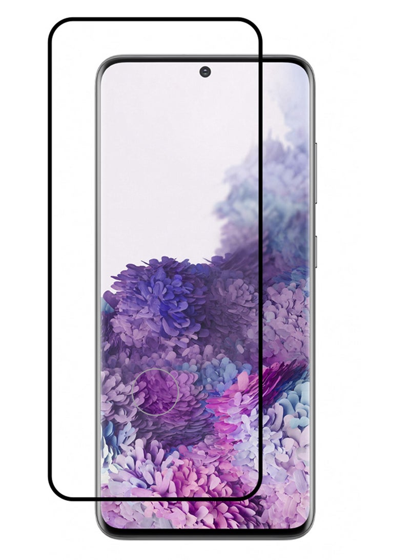 MARGOUN Ultimate Tempered Glass Screen Protector For Samsung Galaxy S20+ Black/Clear - Image 2