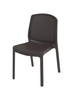 كوزموبلاست كرسي سيدر راتان بدون يد بني  - Image 1