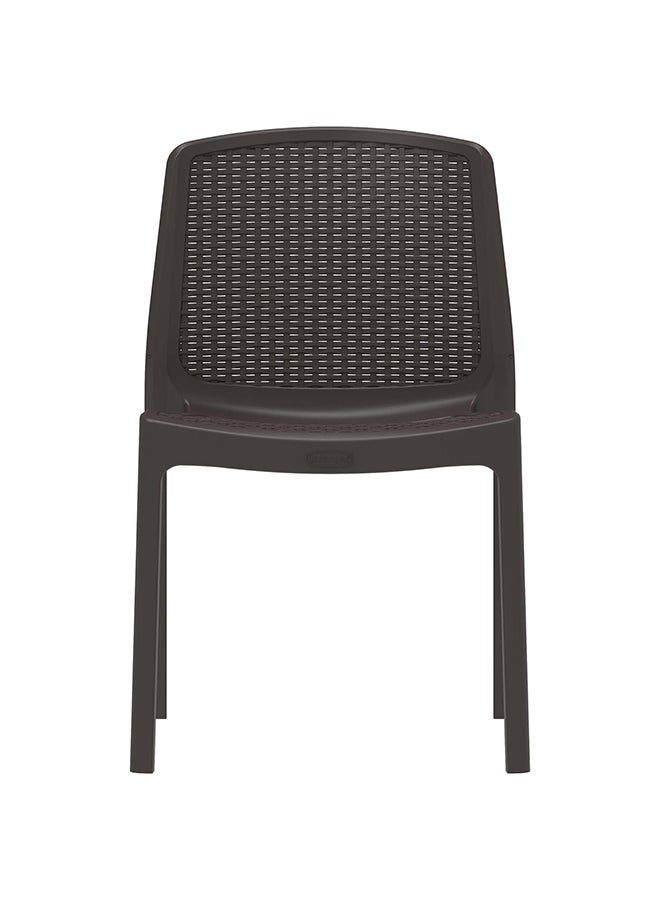 كوزموبلاست كرسي سيدر راتان بدون يد بني - Image 2