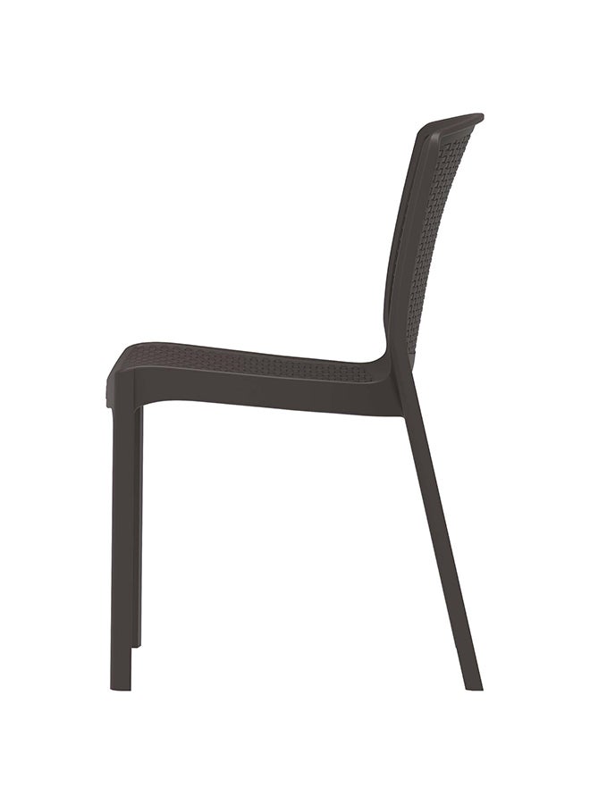 كوزموبلاست كرسي سيدر راتان بدون يد بني - Image 3