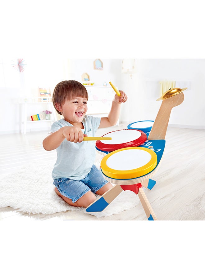 Hape Drum And Cymbal Set 41.5 x 38 x 47cm - Image 1