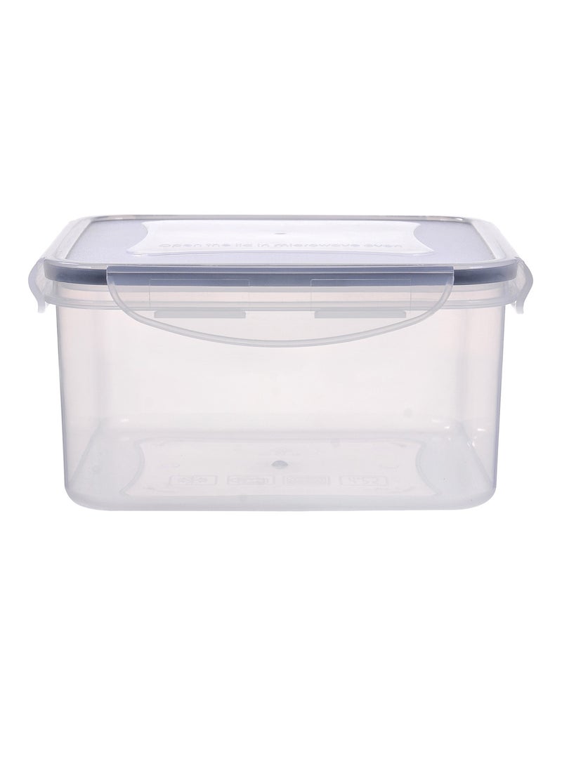 Amal 12 Piece Food Storage Container Set - Food Storage Box - Storage Boxes - Kitchen Cabinet Organizers - Food Container - Clear/Dark Blue Clear/Dark Blue - Image 4