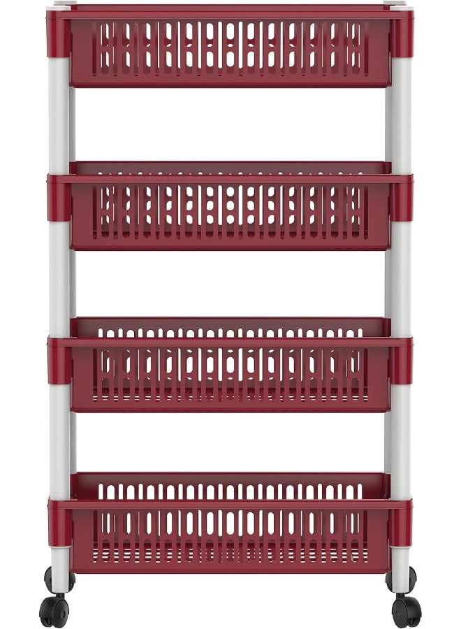 درج خضار بعجلات 4 رفوف احمر 45 x 30 x 89سم - pnsku/N46828906A/45/_/1728978184/51bf2c44-cb82-46ae-a6a7-4bae774bf85e