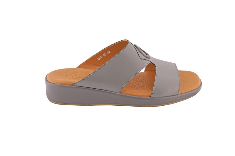 barjeel uno - Stylish Slip-On Casual Sandals Grey - Image 1