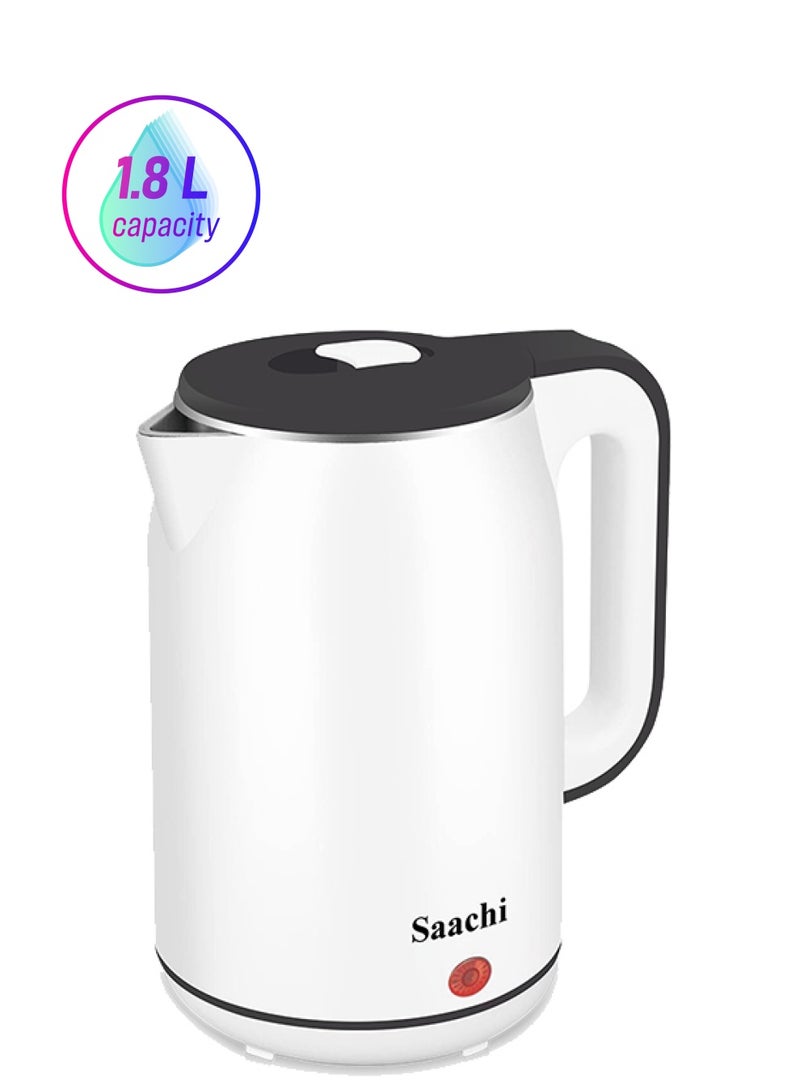 ساتشي غلاية كهربائية سعة 1.8 لتر طراز NL-KT-7748-WH بنظام الغليان السريع 1.8 L 2200 W NL-KT-7748-WH أبيض - Image 1