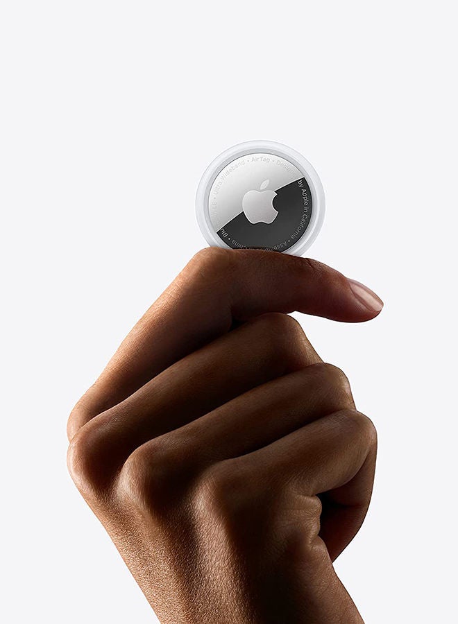 ابل  حزمة AirTag مكونة من 4 قطع باللون الأبيض أبيض - Image 3