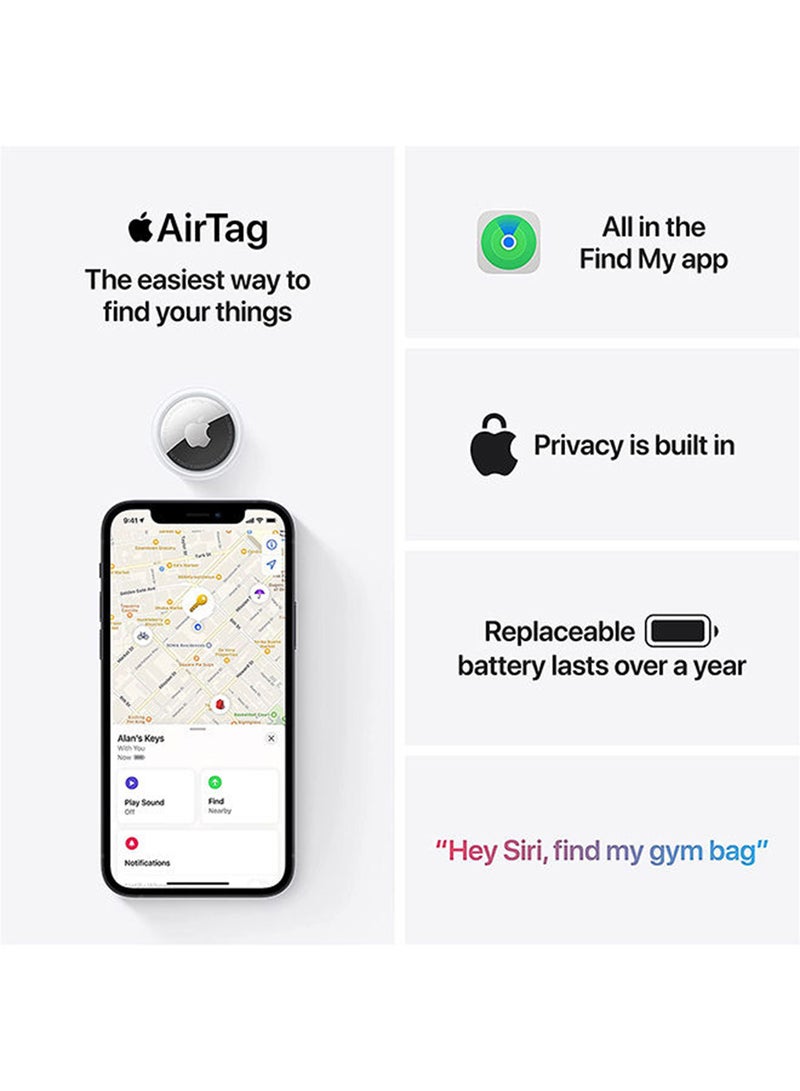 AirTag Pack of 4 White image 8