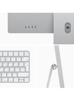 Apple iMac All In One Desktop With 24-Inch Retina 4.5K Display, M1 Chip With 8‑Core CPU And 8‑Core GPU Processer/8GB RAM/256GB SSD/Integrated Graphics English Silver  - Image 5