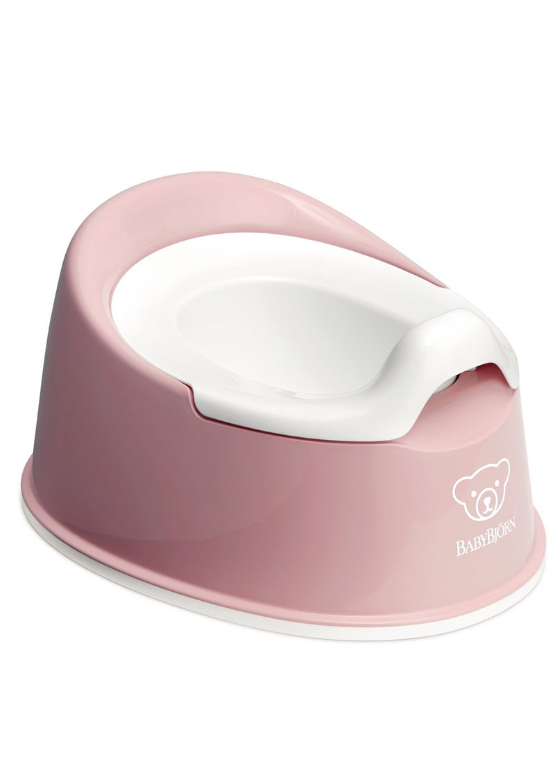 BABYBJORN Baby Smart Potty Seat - Powder Pink And White  - Image 1