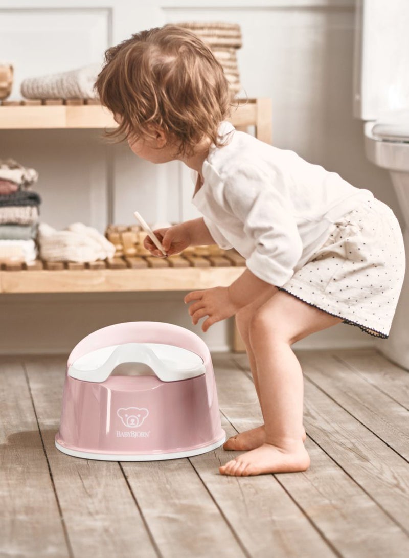 BABYBJORN Baby Smart Potty Seat - Powder Pink And White  - Image 3