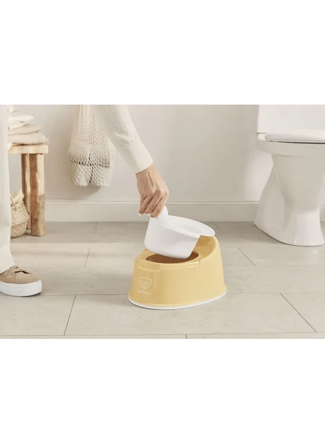 BABYBJORN Baby Smart Potty Seat - Powder Yellow And White