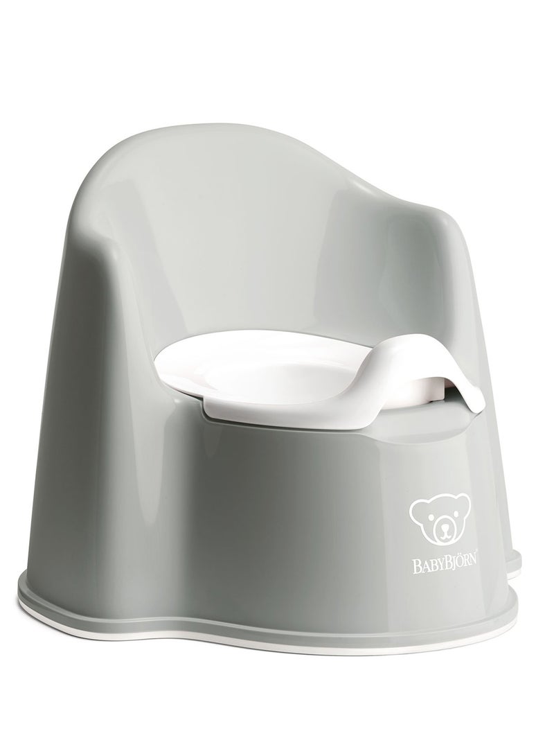 BABYBJORN Pieces of 1 Potty Chair - Grey And White  - Image 1