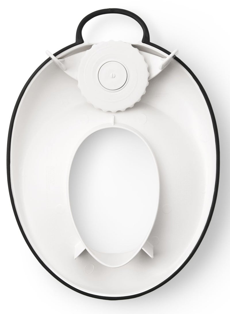 BABYBJORN - Baby Toilet Training Seat - White And Black - Image 1