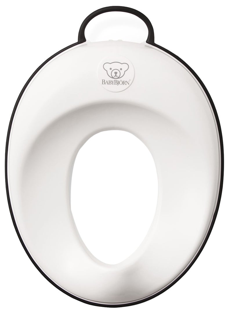 BABYBJORN - Baby Toilet Training Seat - White And Black - Image 1